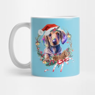 Christmas Dog Dachshund Mug